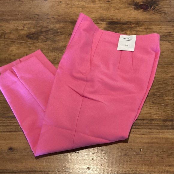 Zara High Waist Slim Fit Trousers - Picture 8 of 13